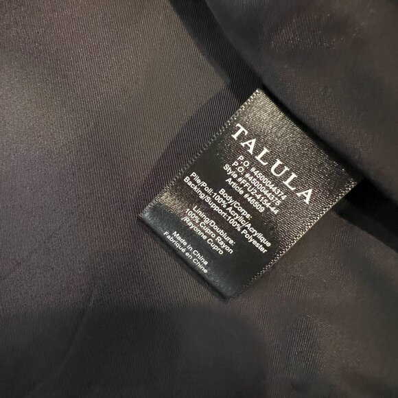 Talula Faux Fur Vegan Vest Size Small - Picture 6 of 7